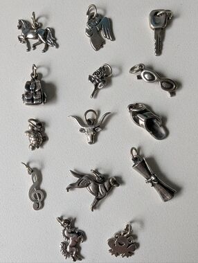 Vintage 90's / Early '00's James Avery Charms.
